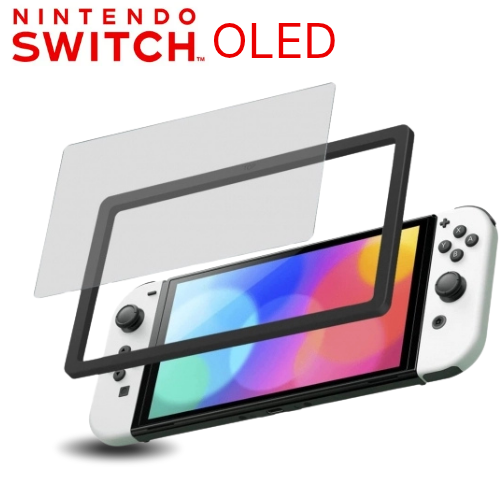 D3• VIDRIO TEMPERADO PARA NINTENDO SWITCH OLED